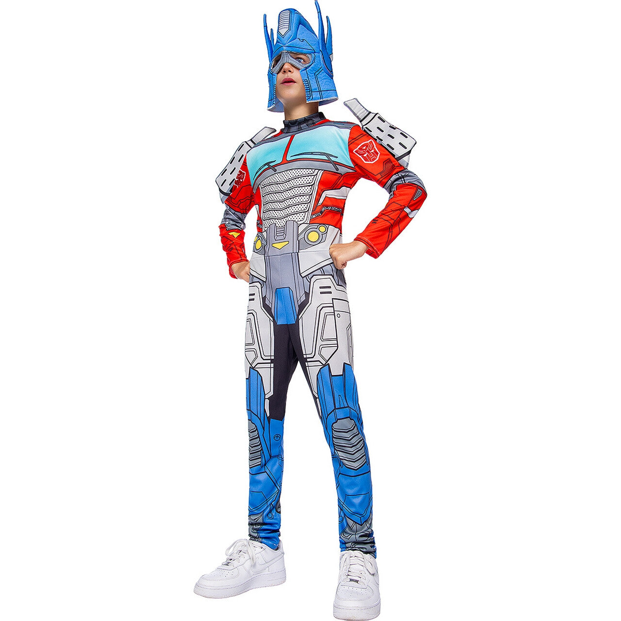 Op deze afbeelding zie je een Accessoires, van het merk Funidelia. Optimus Prime Masker Transformers