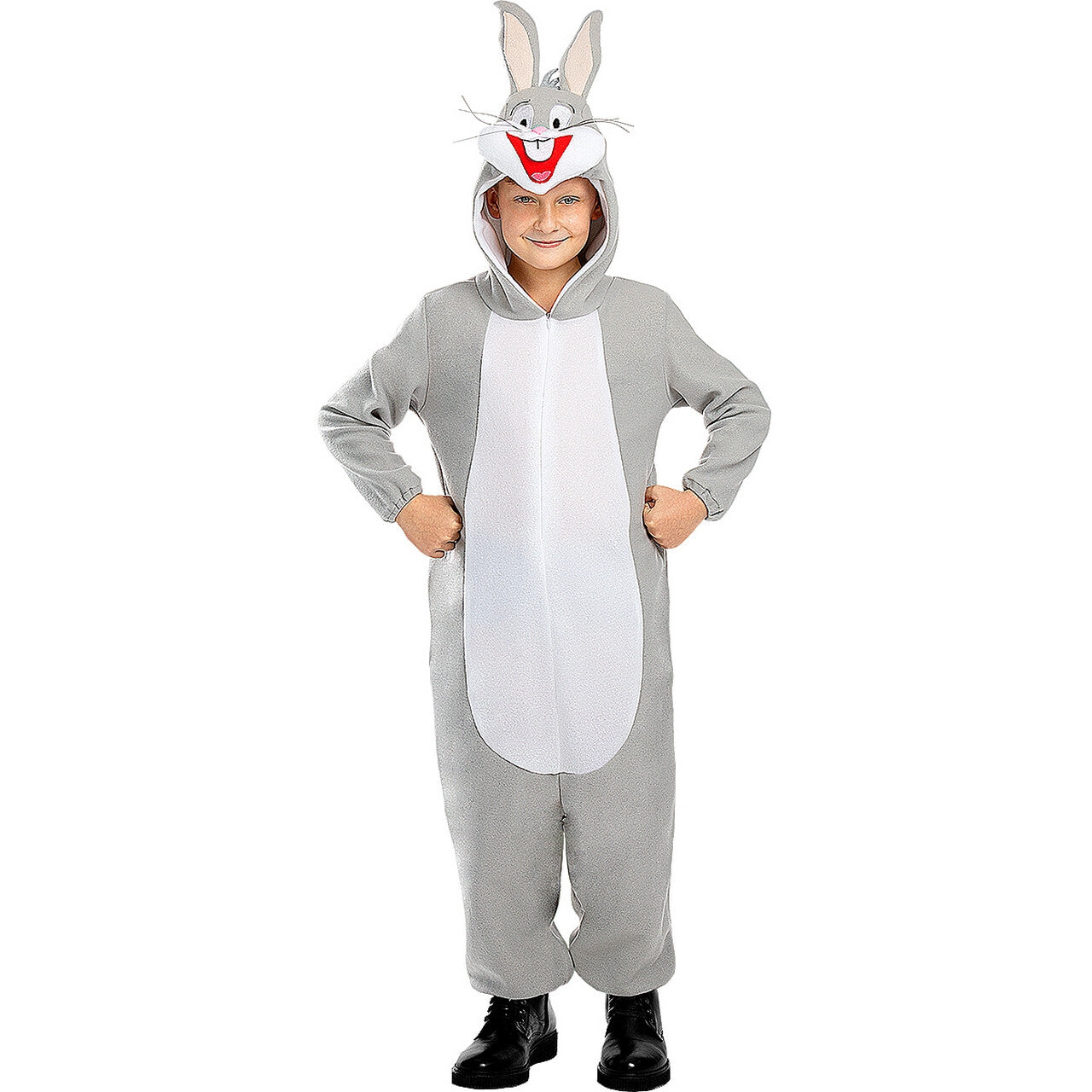 Op deze afbeelding zie je een Kostuums, van het merk Funidelia. Whats Up Doc Geinig Konijn Bugs Bunny Kind Kostuum