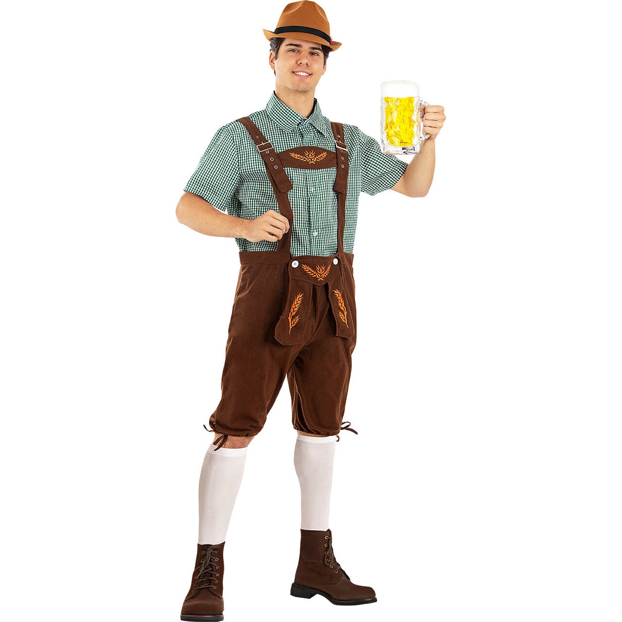 Op deze afbeelding zie je een Kostuums, van het merk Funidelia. Klaar Voor Het Grote Bierfeest Man Kostuum