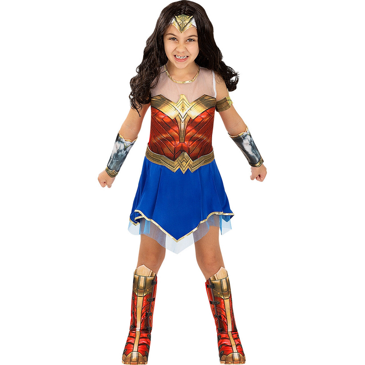 Op deze afbeelding zie je een Kostuums, van het merk Funidelia. Wonder Woman 1984 Costume For Girls Meisje Kostuum