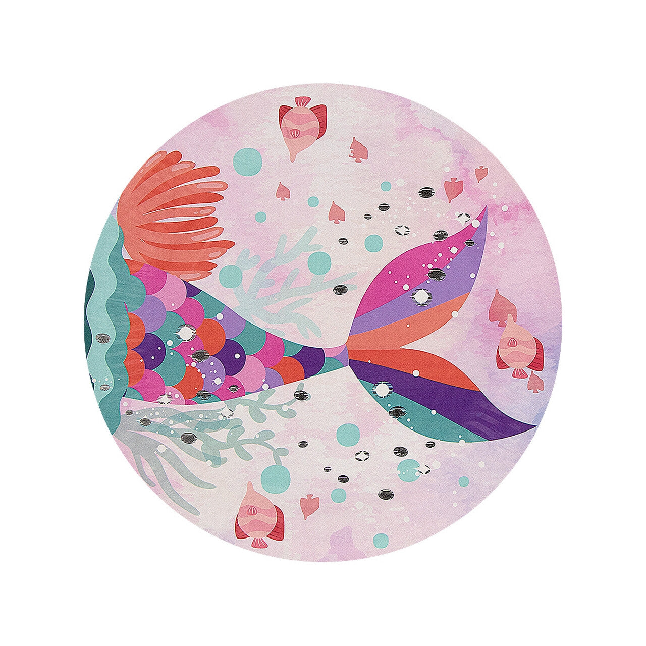 Op deze afbeelding zie je een Decoratie, van het merk Funidelia. Beautiful Mermaid Borden 23 Centimeter 8 Stuks