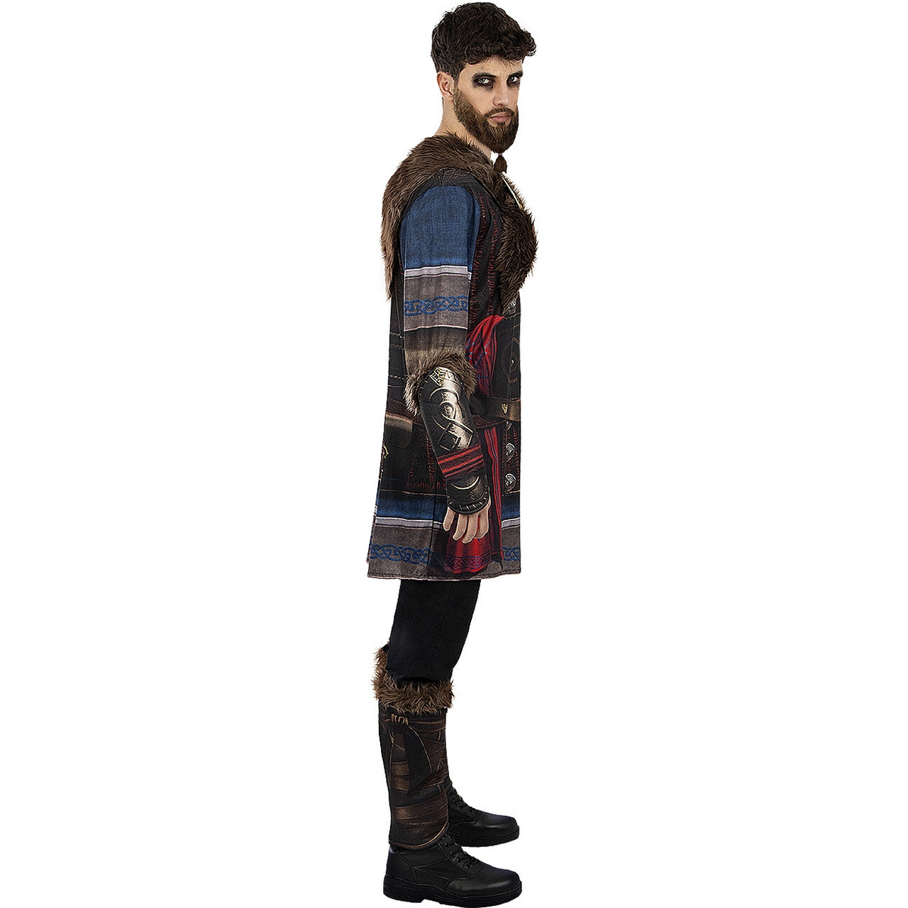 Op deze afbeelding zie je een Kostuums, van het merk Funidelia. Sterke Viking Eivor Assassins Creed Valhalla Man Kostuum