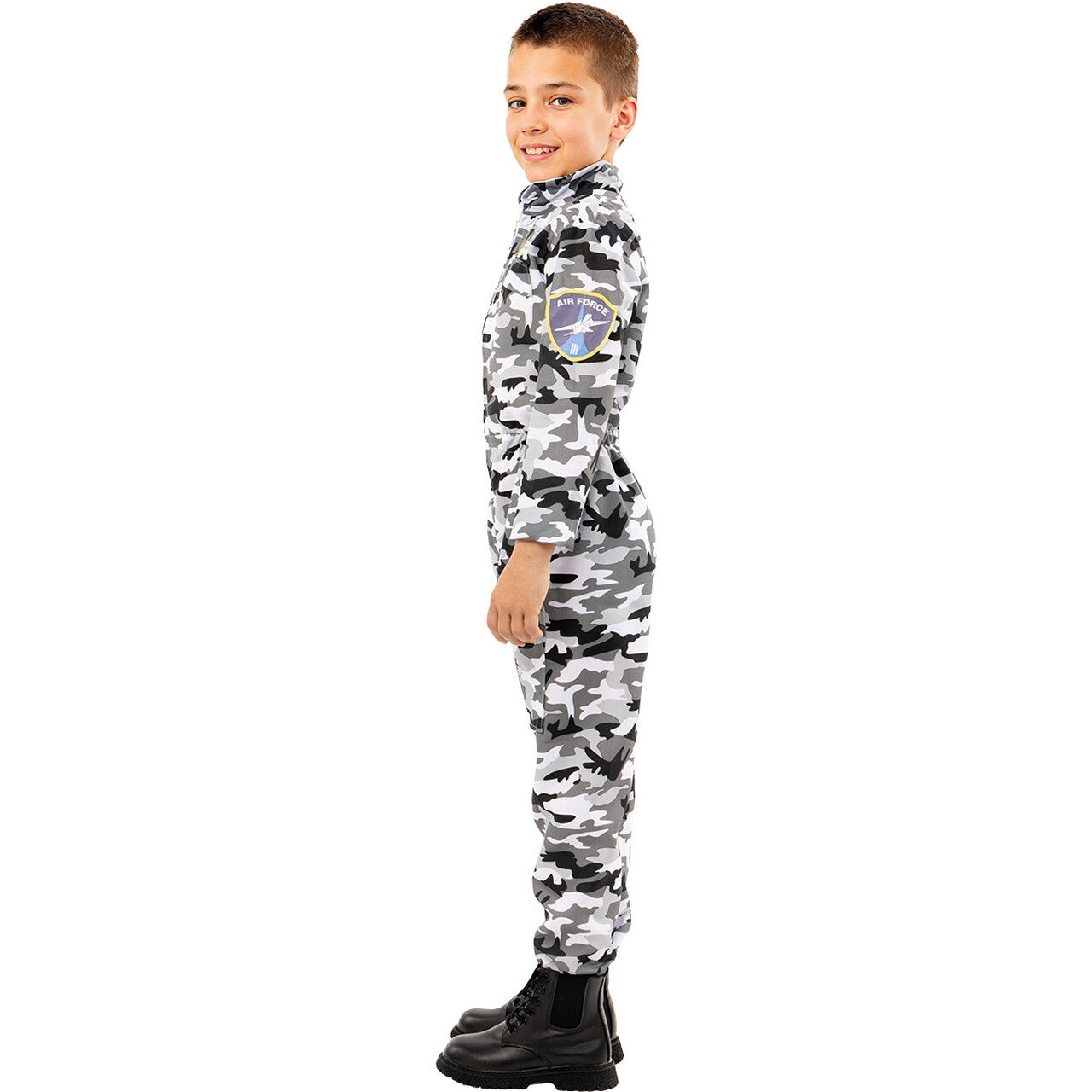 Op deze afbeelding zie je een Kostuums, van het merk Funidelia. Fighter Pilot Costume For Kids Jongen Kostuum