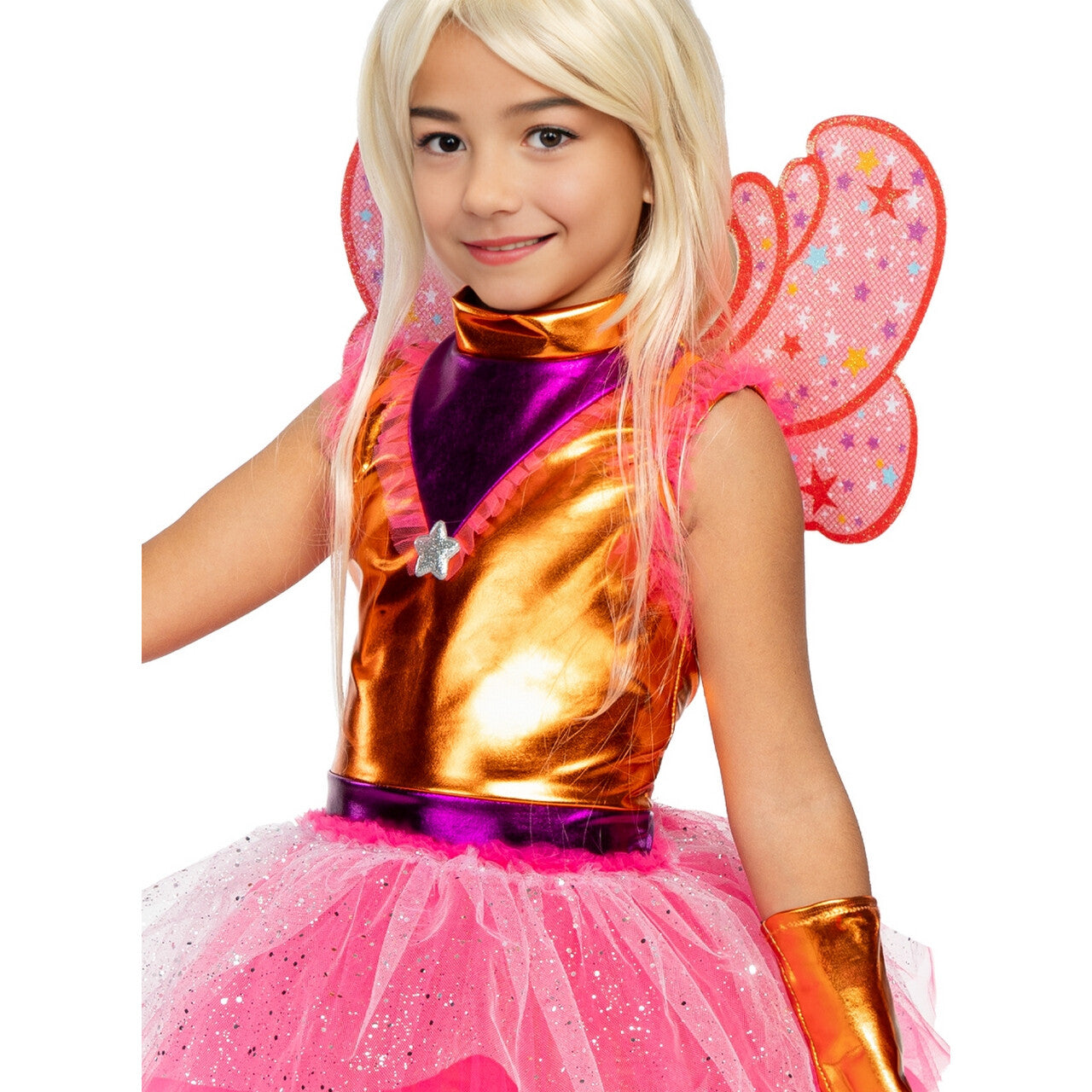 Op deze afbeelding zie je een Kostuums, van het merk Funidelia. Stella Dress Up Winx Club Meisje