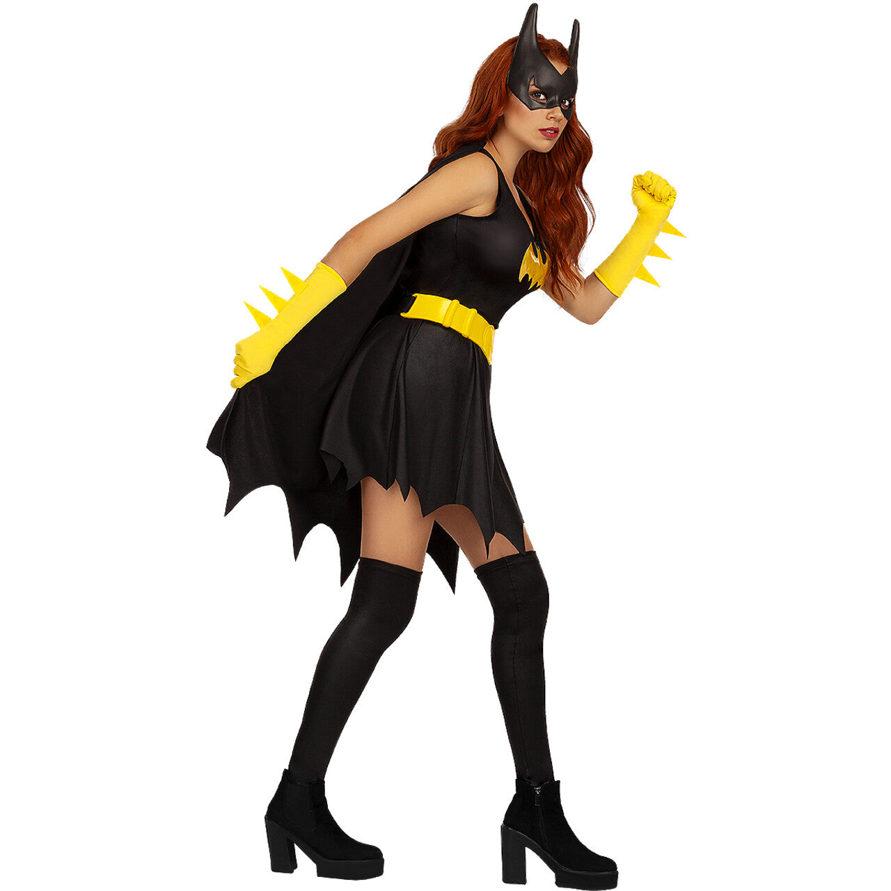 Op deze afbeelding zie je een Kostuums, van het merk Funidelia. Strijder In De Nacht Batgirl Vrouw Kostuum