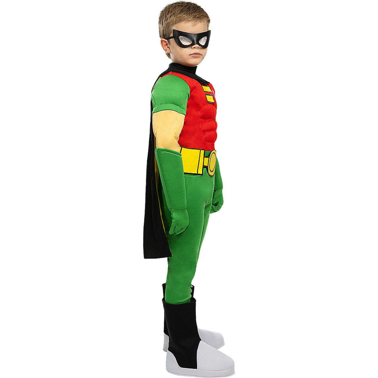 Op deze afbeelding zie je een Kostuums, van het merk Funidelia. Robin Trouwe Vriend Van Batman Jongen Kostuum