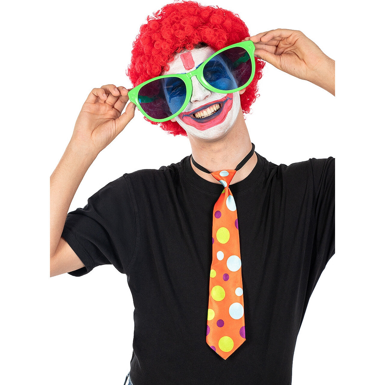 Op deze afbeelding zie je een Accessoires, van het merk Funidelia. Enorm Grote Bril Groen