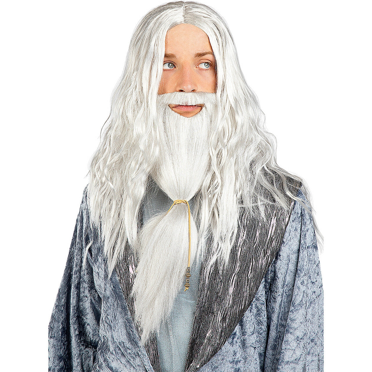 Op deze afbeelding zie je een Accessoires, van het merk Funidelia. Tovenaar Dumbledore Pruik Met Baard