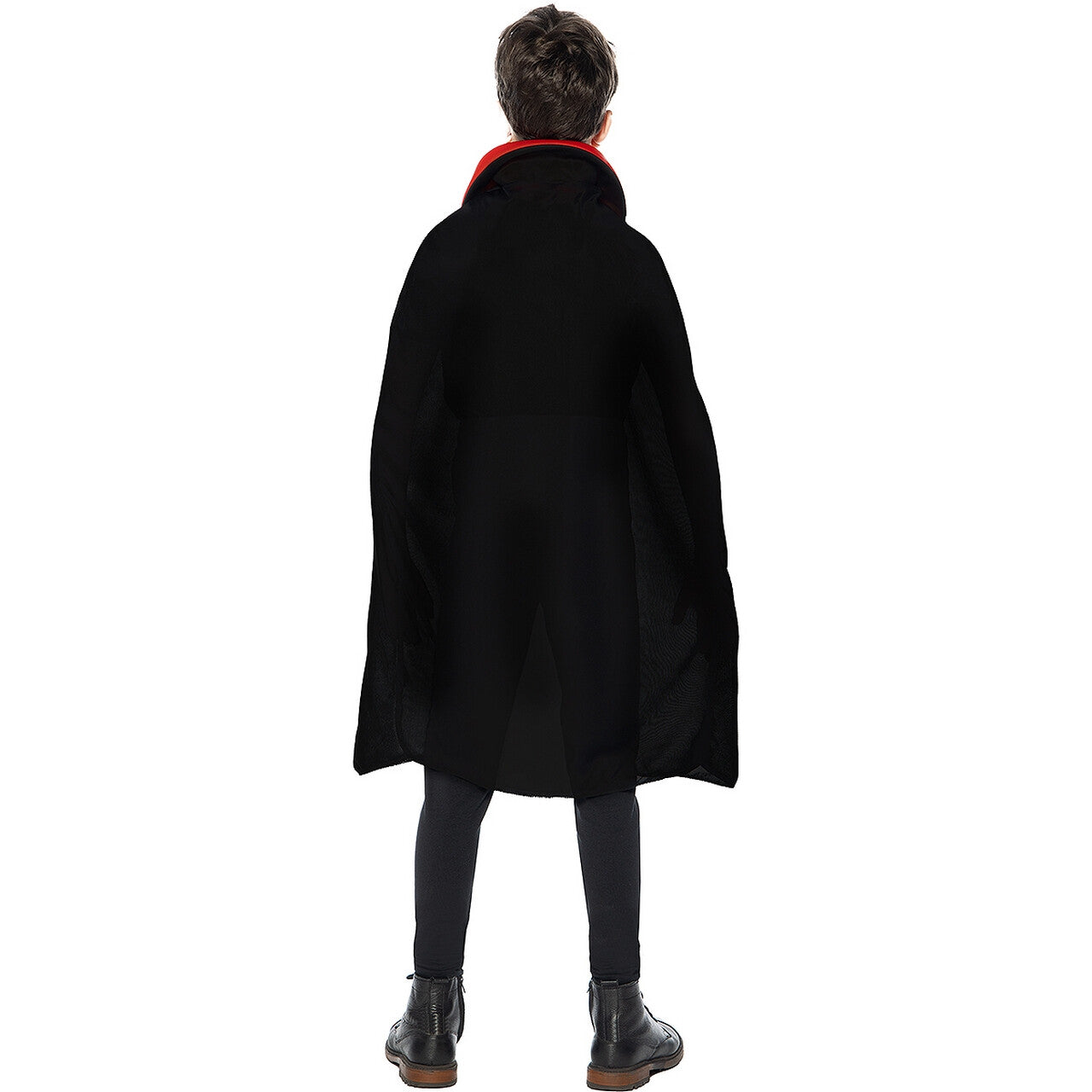 Op deze afbeelding zie je een Kostuums, van het merk Funidelia. Dracula Cape Zwart Met Rode Kraag Kind Kostuum