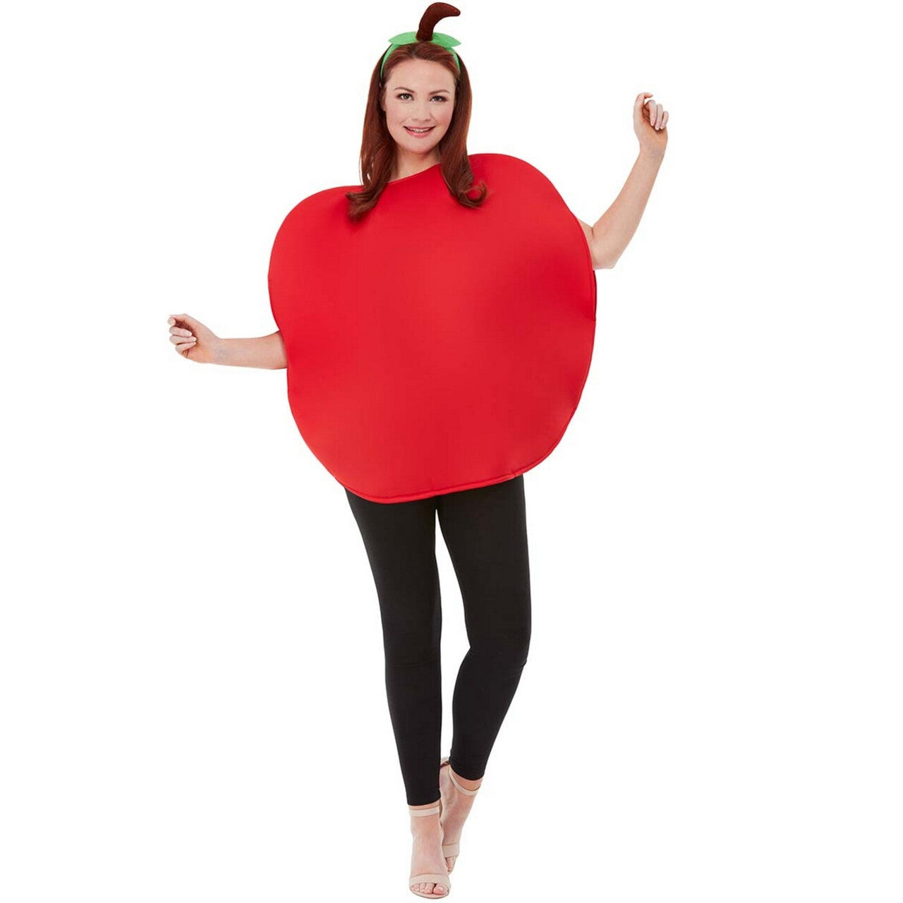 Op deze afbeelding zie je een Kostuums, van het merk Funidelia. Rode Delicious Appel Kostuum