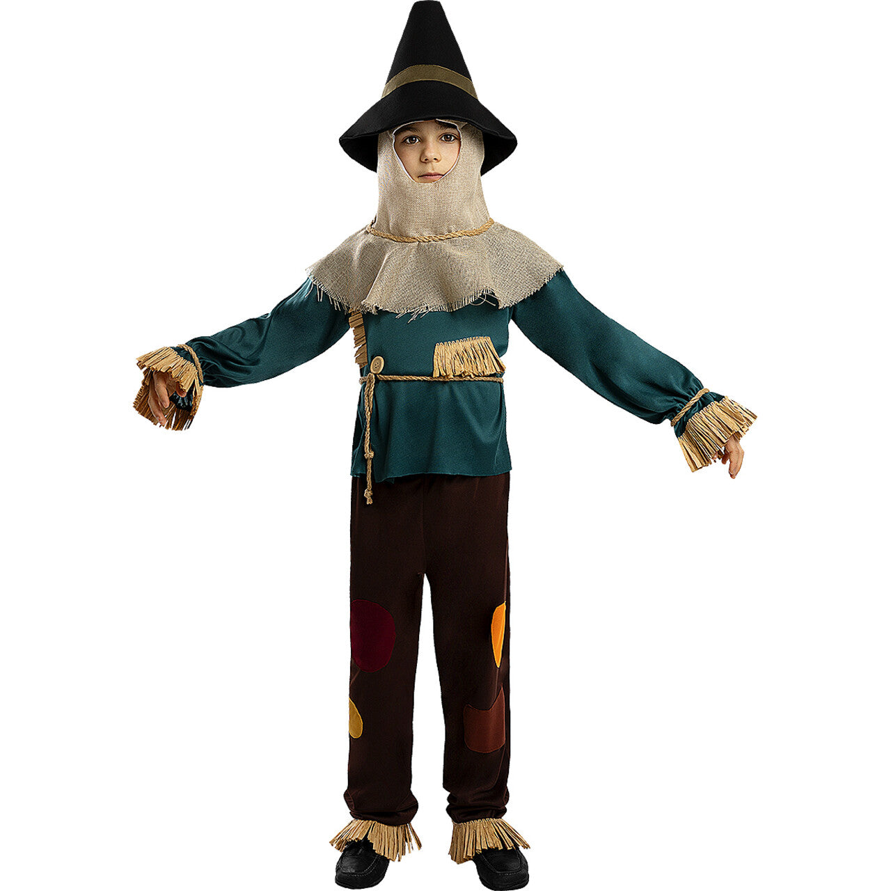 Op deze afbeelding zie je een Kostuums, van het merk Funidelia. Vogelverschrikker The Wizard Of Oz Jongen Kostuum
