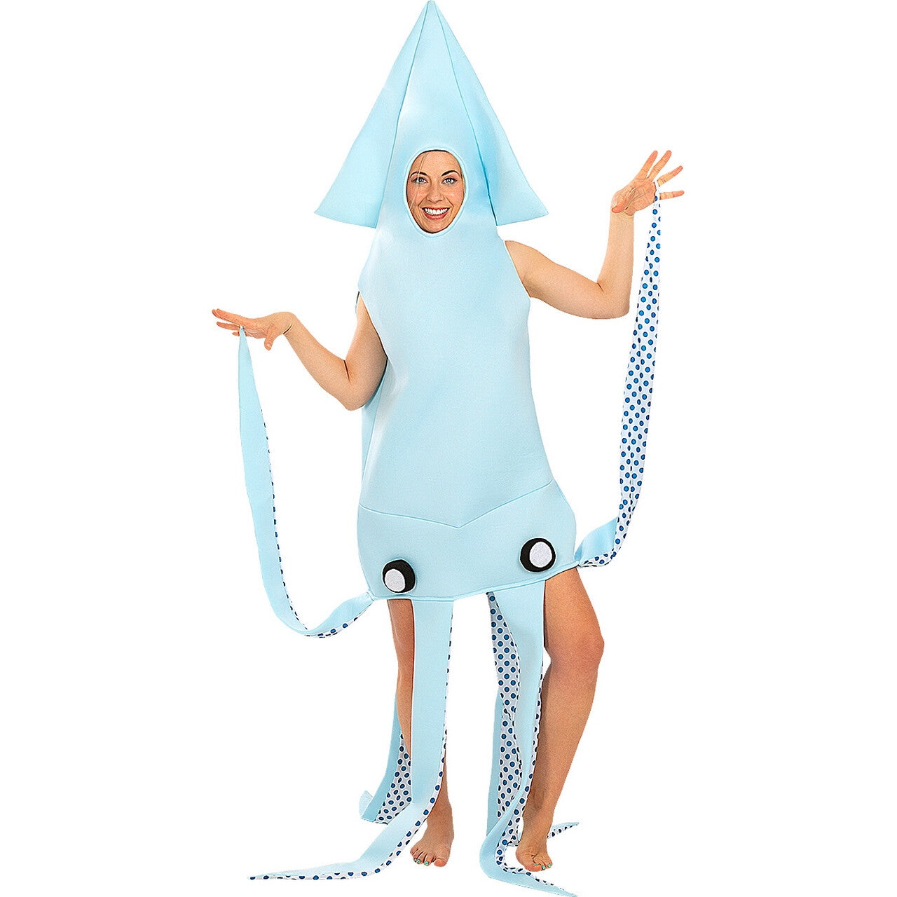 Op deze afbeelding zie je een Kostuums, van het merk Funidelia. Pijlstaart Inktvis Blauw Kostuum