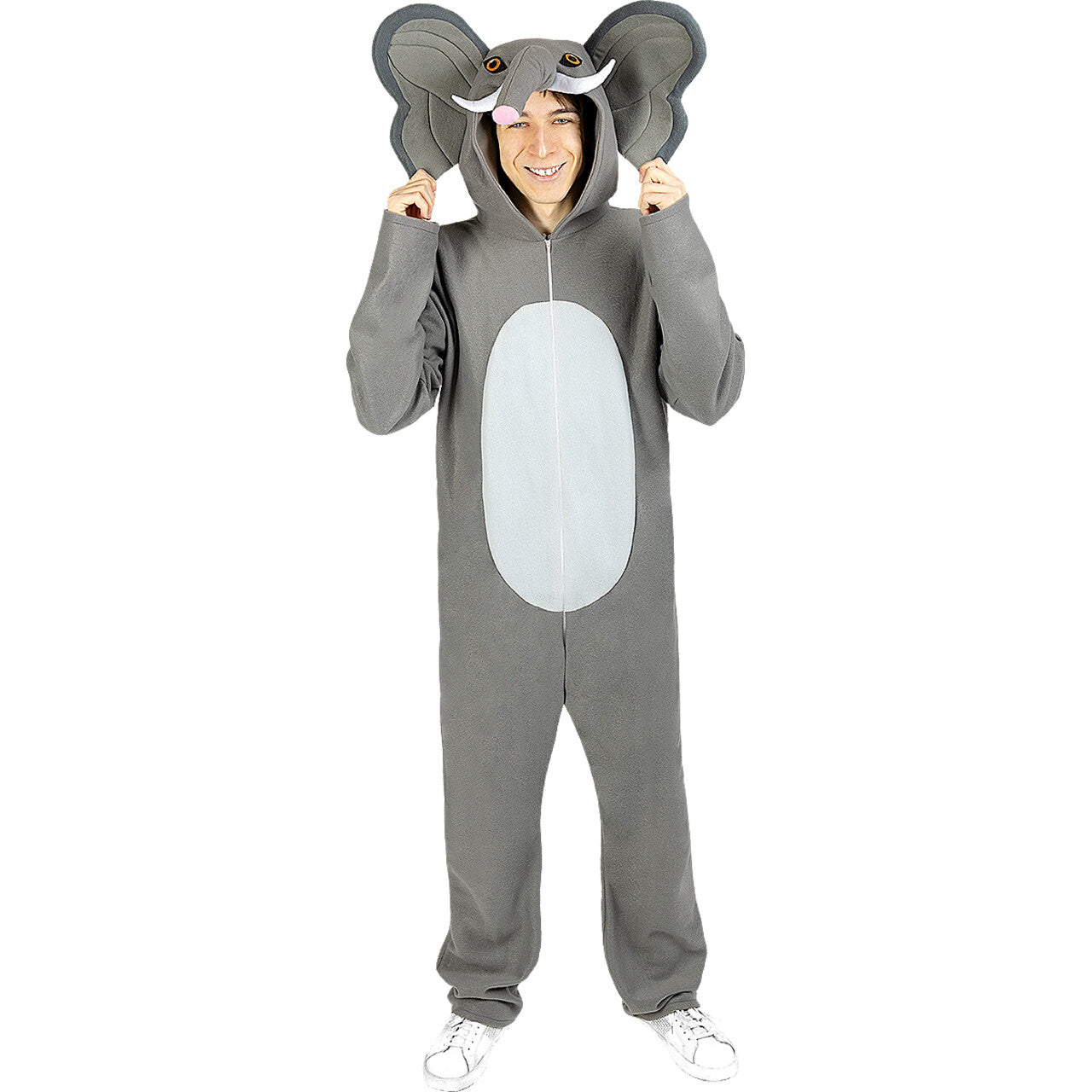 Op deze afbeelding zie je een Kostuums, van het merk Funidelia. Olly Olifant Onesie Kostuum