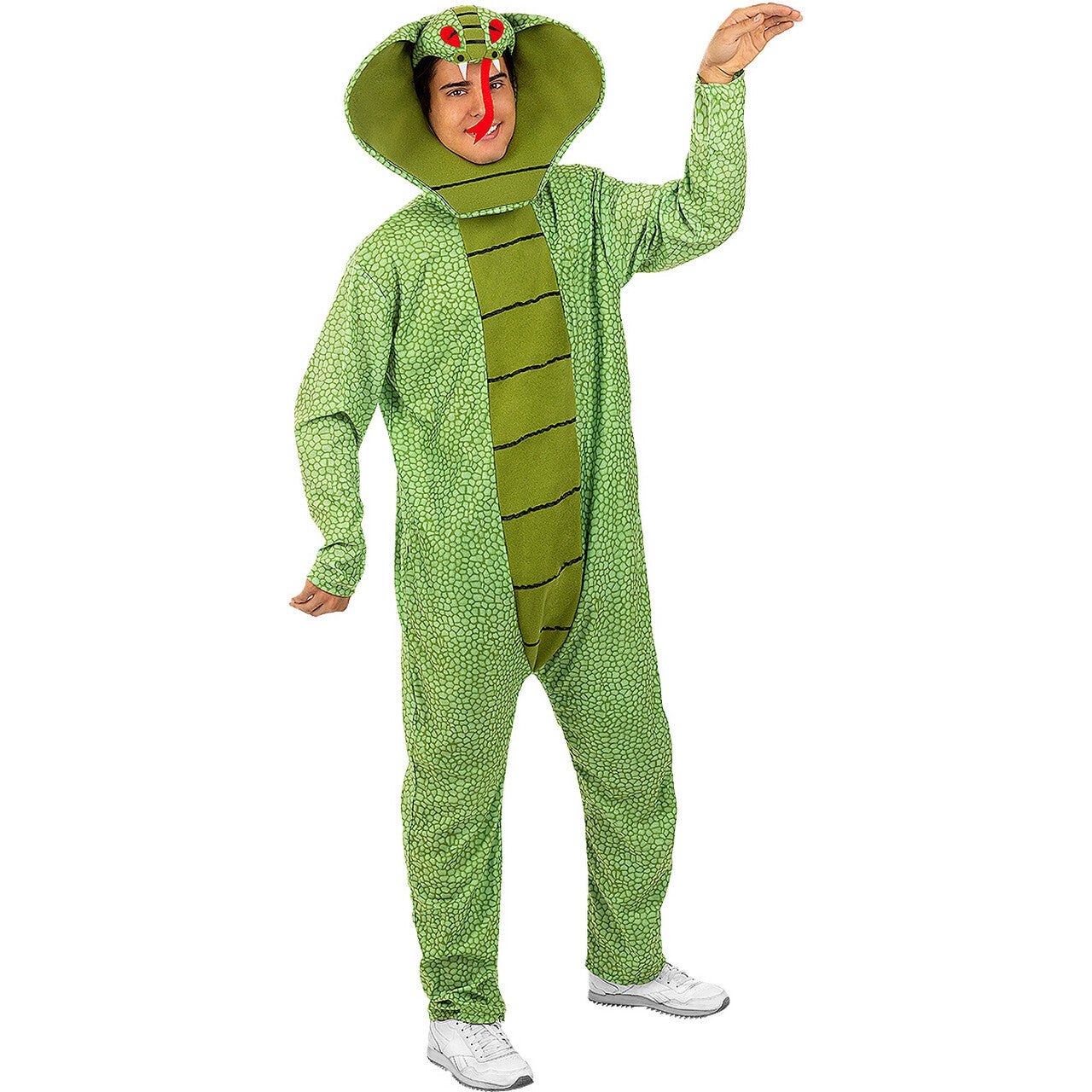 Op deze afbeelding zie je een Kostuums, van het merk Funidelia. Konings Cobra Niet Te Bezweren Kostuum
