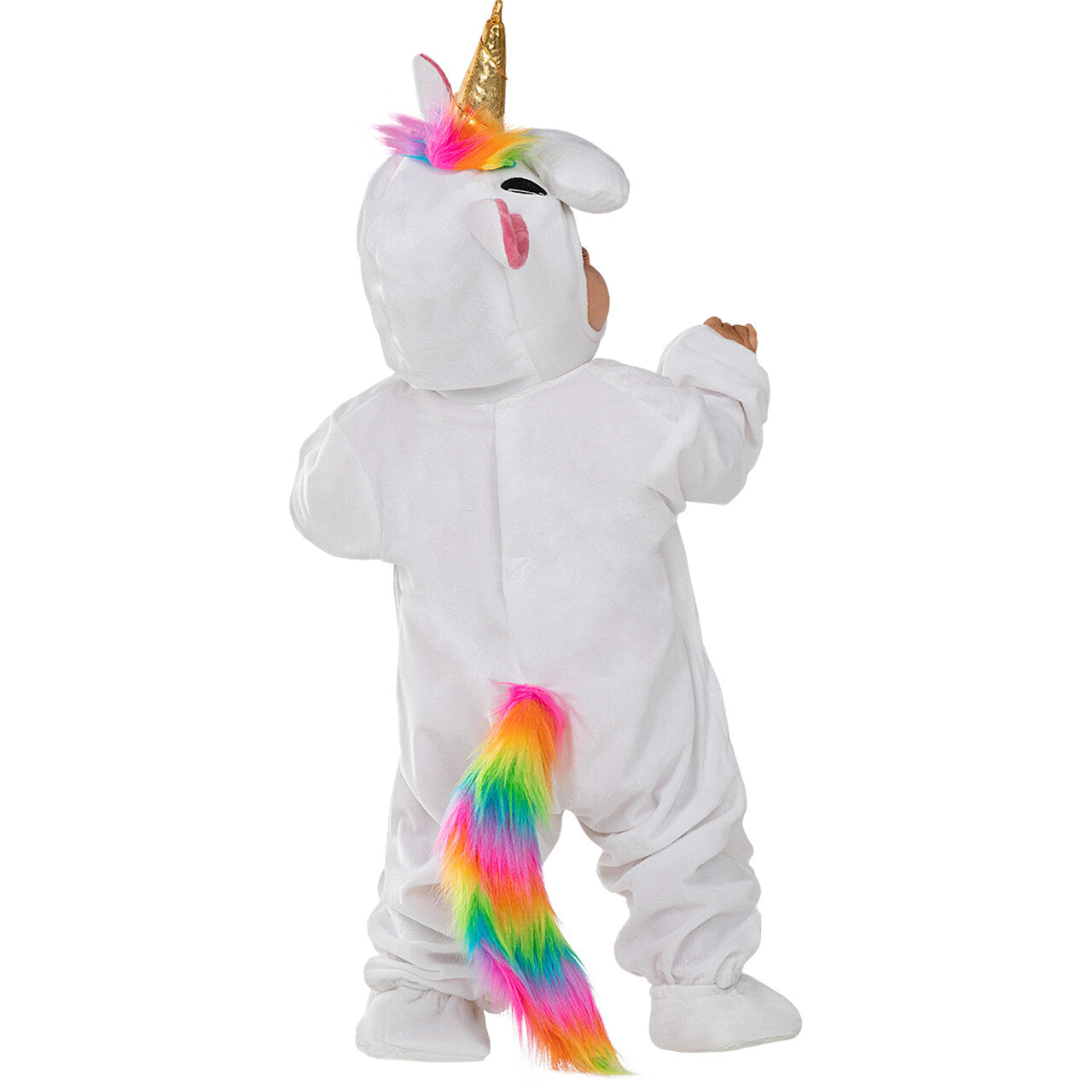 Op deze afbeelding zie je een Kostuums, van het merk Funidelia. Eenhoorn Regenboog En Sterren Kind Kostuum