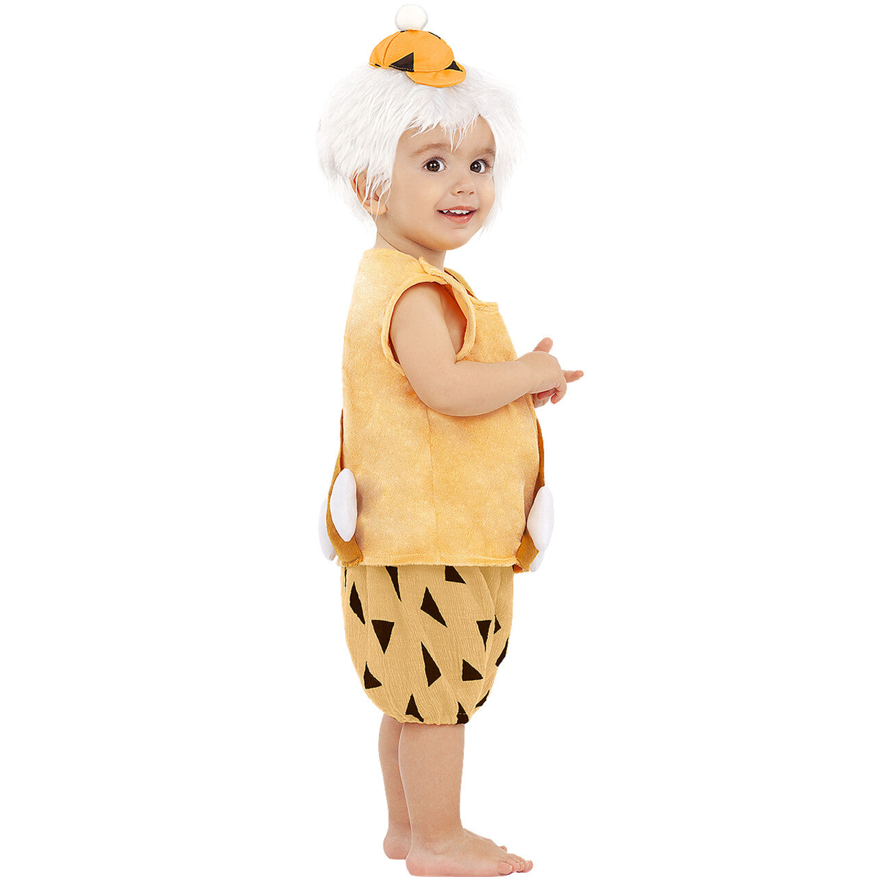 Op deze afbeelding zie je een Kostuums, van het merk Funidelia. Bambam Flinstone™ Kind Kostuum