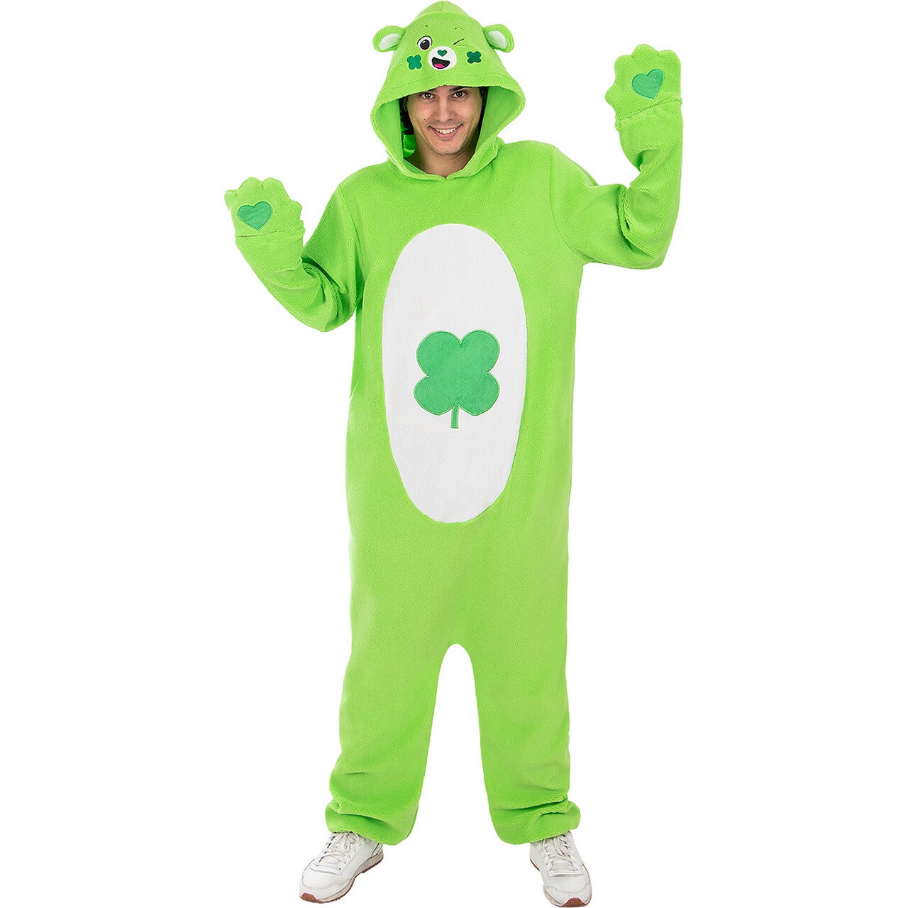 Op deze afbeelding zie je een Kostuums, van het merk Funidelia. Good Luck Klavertje Care Bears Kostuum