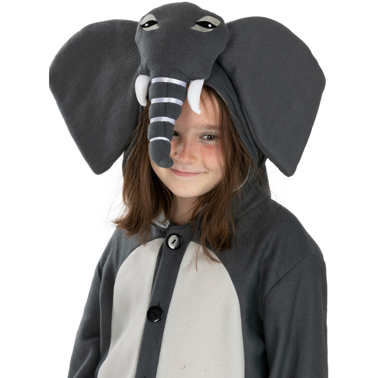 Op deze afbeelding zie je een Kostuums, van het merk Funidelia. Olifant In De Kamer Kind Kostuum