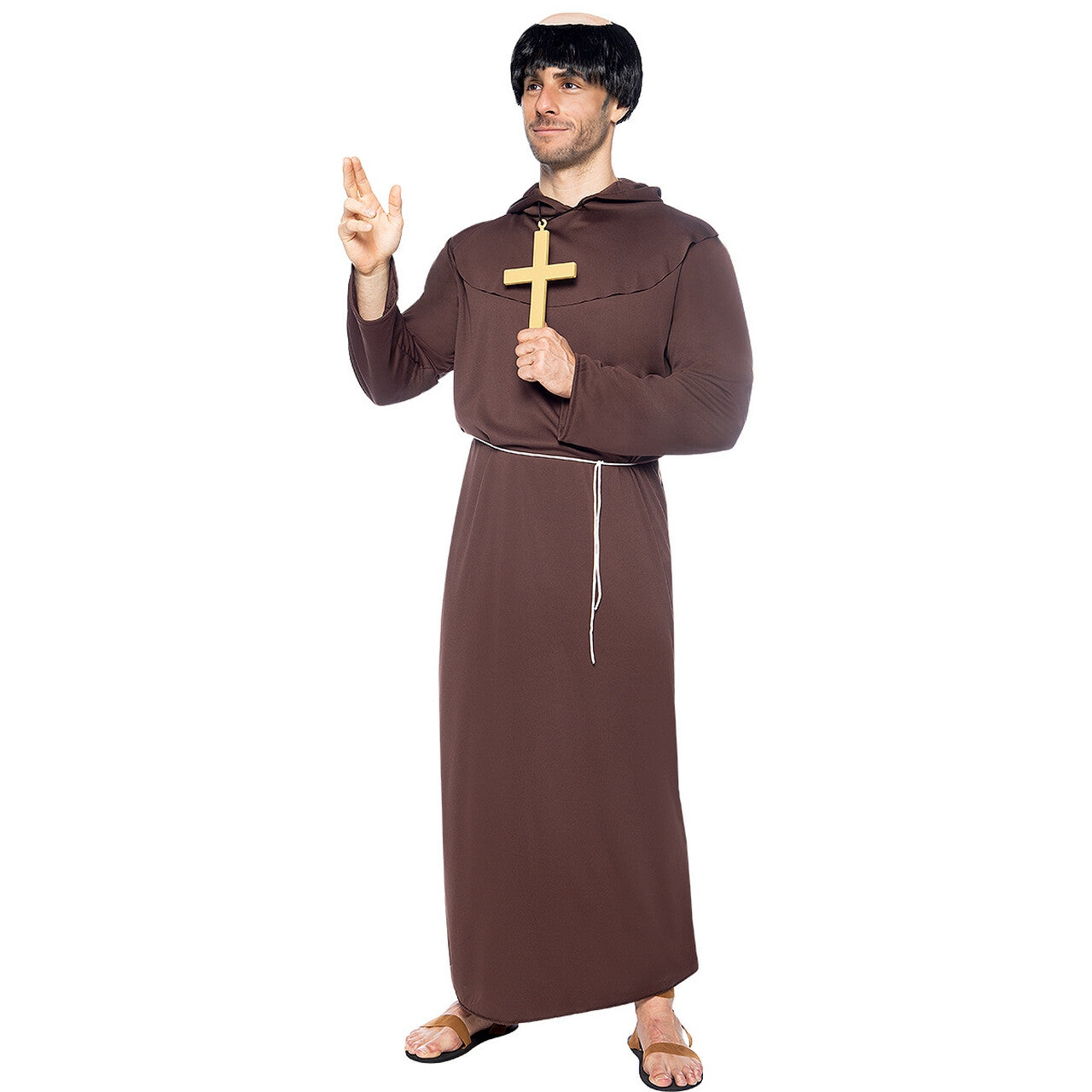 Op deze afbeelding zie je een Kostuums, van het merk Funidelia. Danny De Monnik Man Kostuum