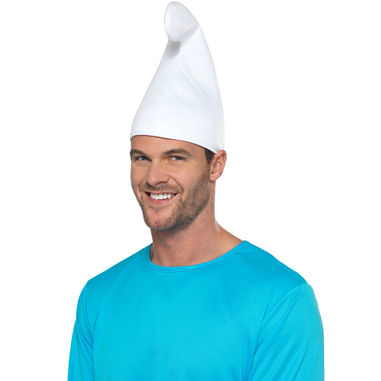 Op deze afbeelding zie je een Accessoires, van het merk Funidelia. Smurfmooie Witte Muts