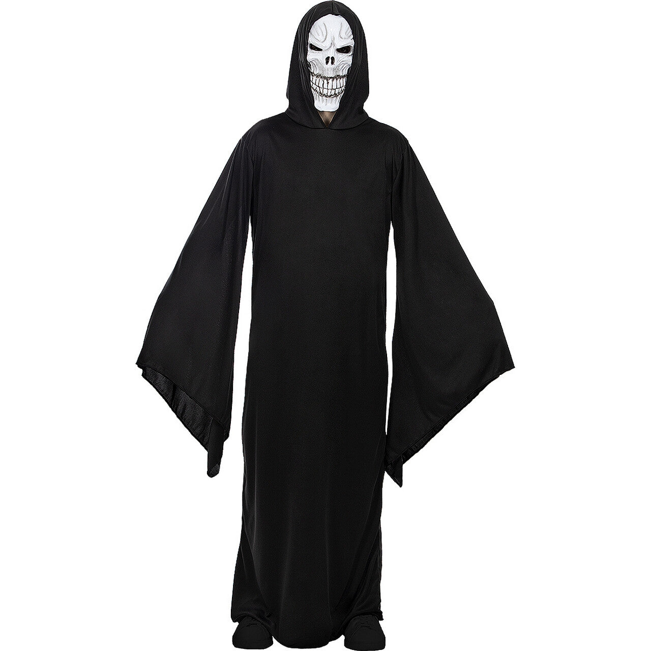 Op deze afbeelding zie je een Kostuums, van het merk Funidelia. Zielenverzamelaar Grim Reaper Man Kostuum