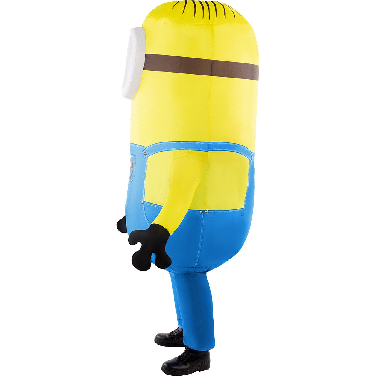 Op deze afbeelding zie je een Kostuums, van het merk Funidelia. Opblaasbare Minion Stuart Kostuum