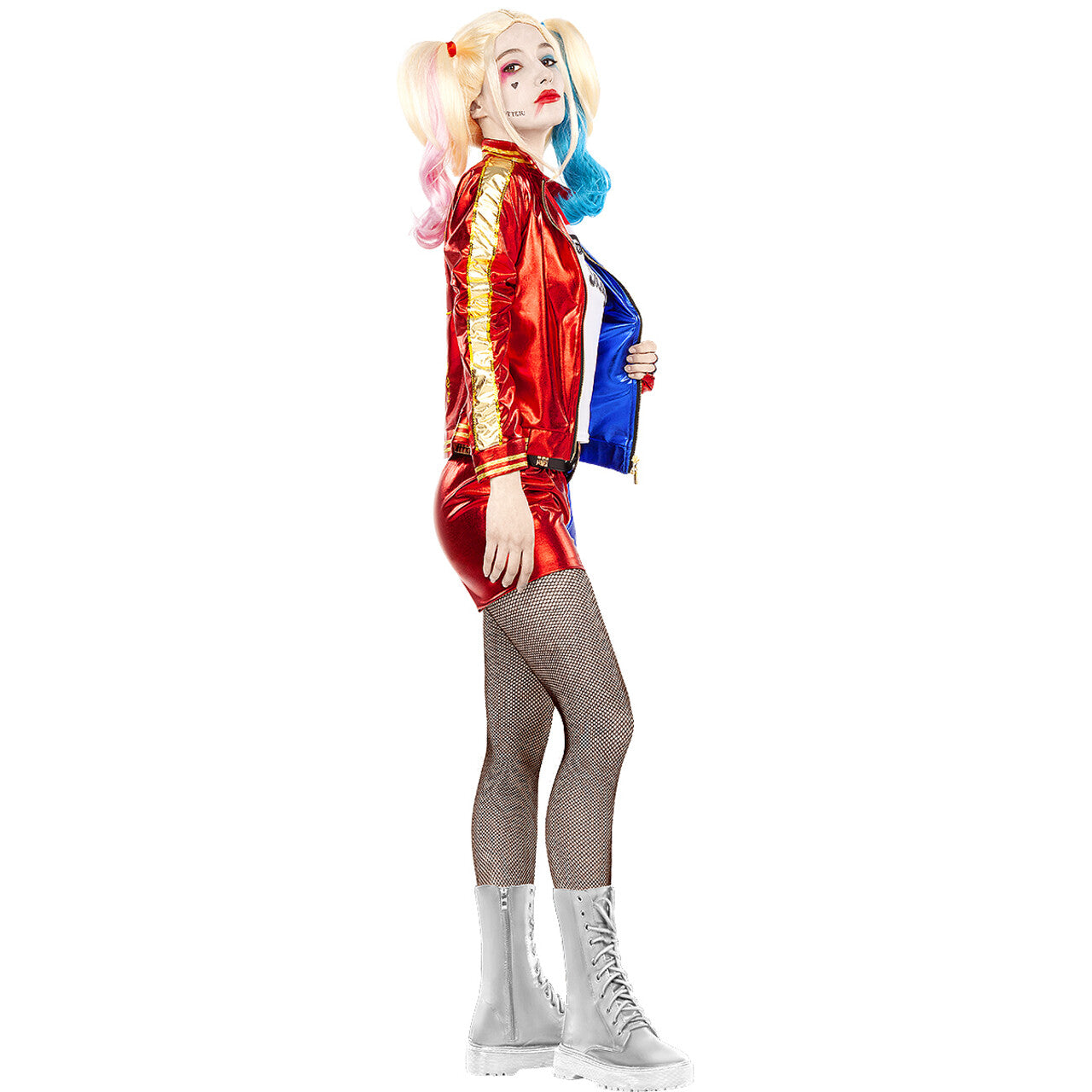 Op deze afbeelding zie je een Kostuums, van het merk Funidelia. Super Lovely Harley Quinn Suicide Squad Vrouw Kostuum