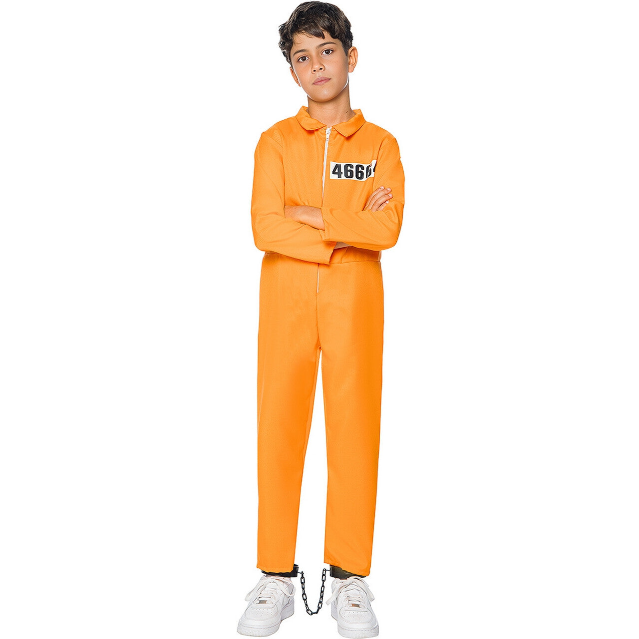 Op deze afbeelding zie je een Kostuums, van het merk Funidelia. Jeugd Gevangene Wimpie Holland Kind Kostuum