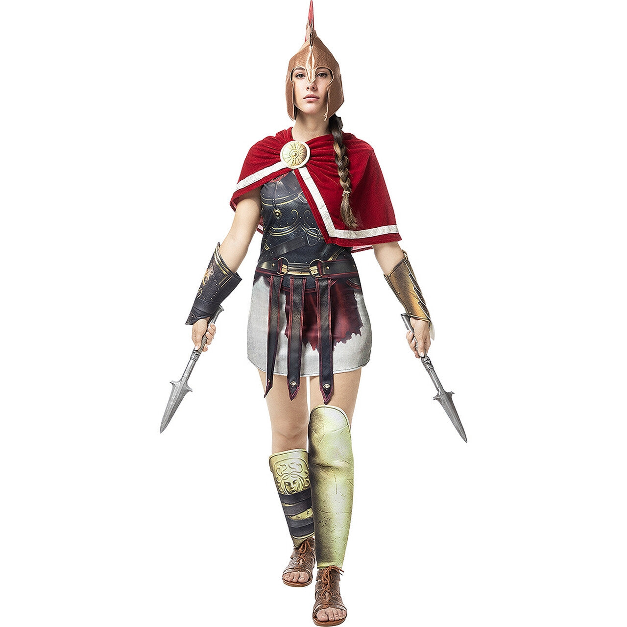 Op deze afbeelding zie je een Kostuums, van het merk Funidelia. Kassandra Van Spantaan Assassins Creed Vrouw Kostuum