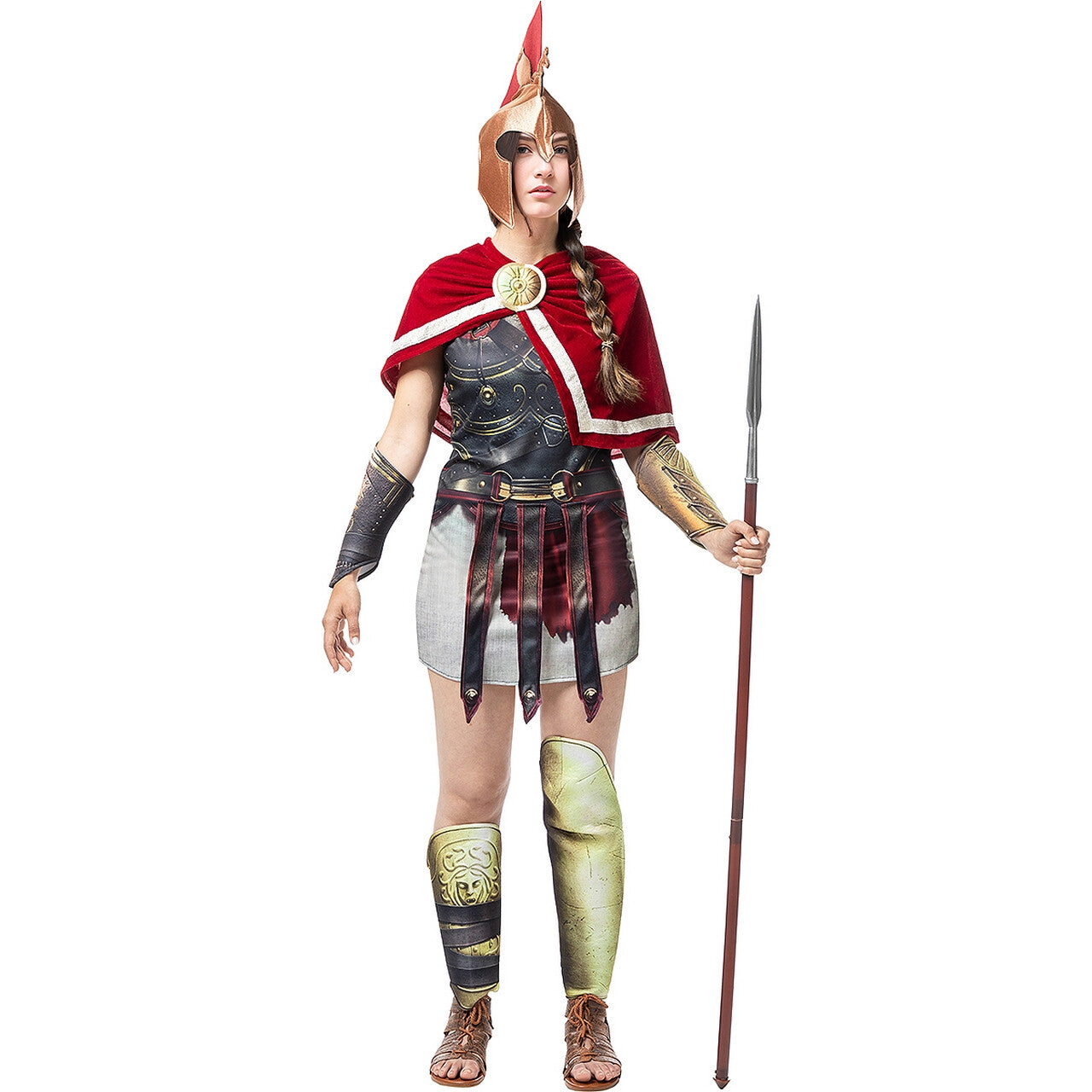 Op deze afbeelding zie je een Kostuums, van het merk Funidelia. Kassandra Van Spantaan Assassins Creed Vrouw Kostuum
