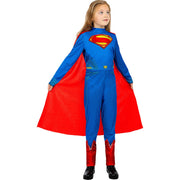 Op deze afbeelding zie je een Kostuums, van het merk Funidelia. Jongedame Van Staal Supergirl Uit Justice League Kind Kostuum