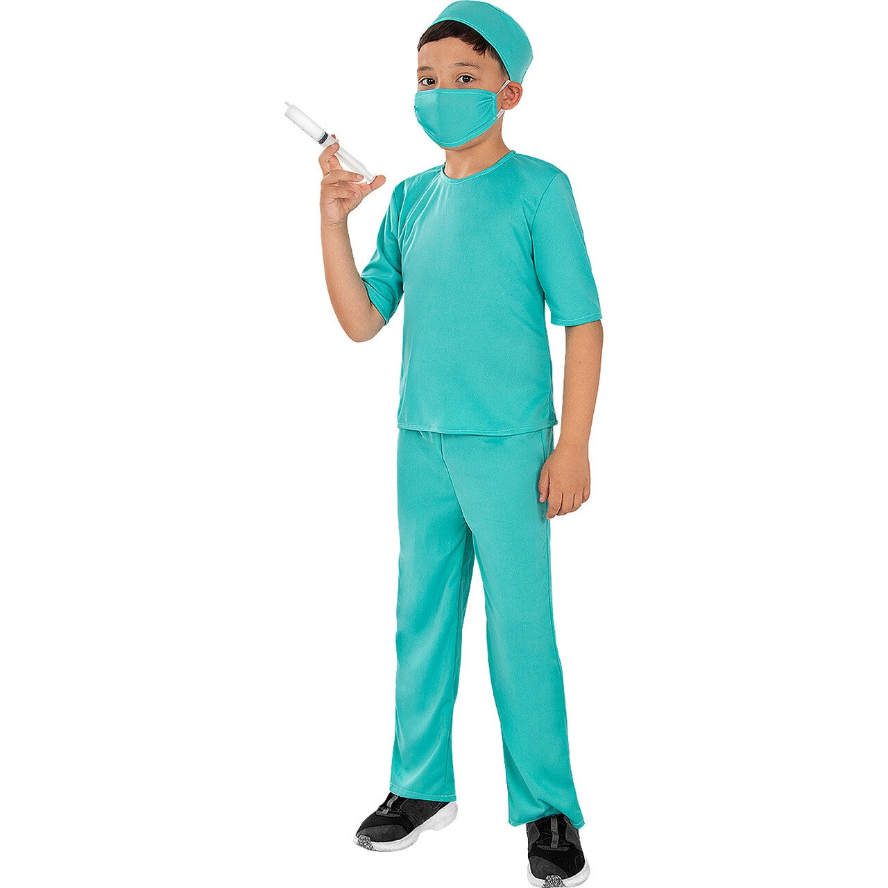 Op deze afbeelding zie je een Kostuums, van het merk Funidelia. Dokter Maik Beter Kind Kostuum