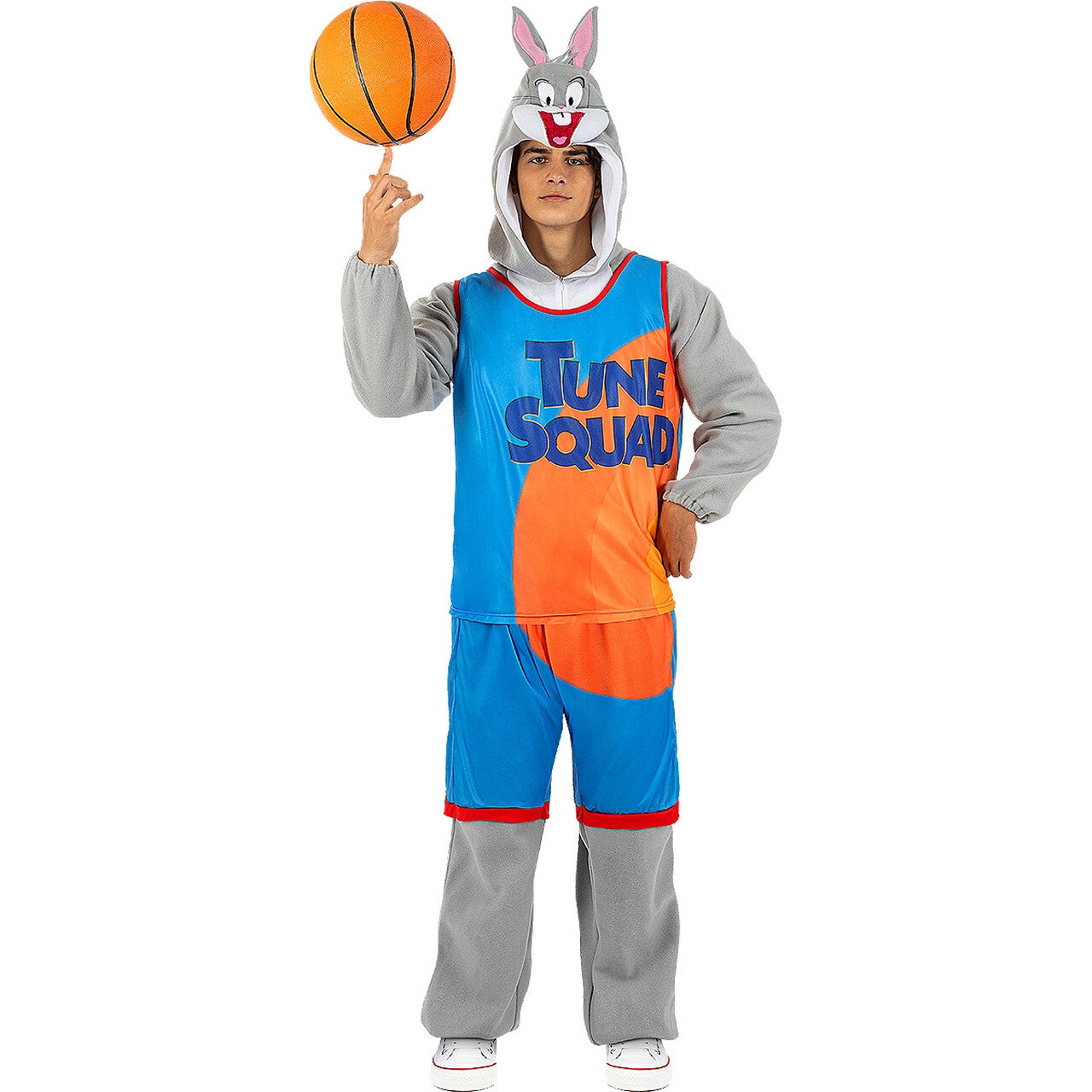 Op deze afbeelding zie je een Kostuums, van het merk Funidelia. Space Jam Bugs Bunny Kostuum Looney Tunes