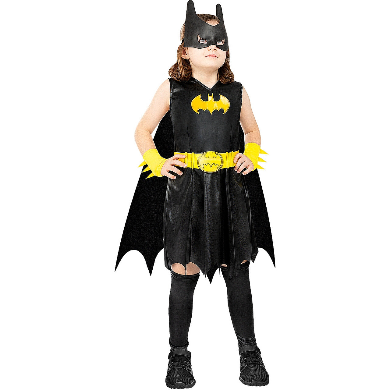 Op deze afbeelding zie je een Kostuums, van het merk Funidelia. Coole Batgirl Kind Meisje Kostuum