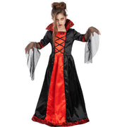 Op deze afbeelding zie je een Kostuums, van het merk Funidelia. Gruwelijke Dracula Trek In Een Bloody Mary Meisje Kostuum