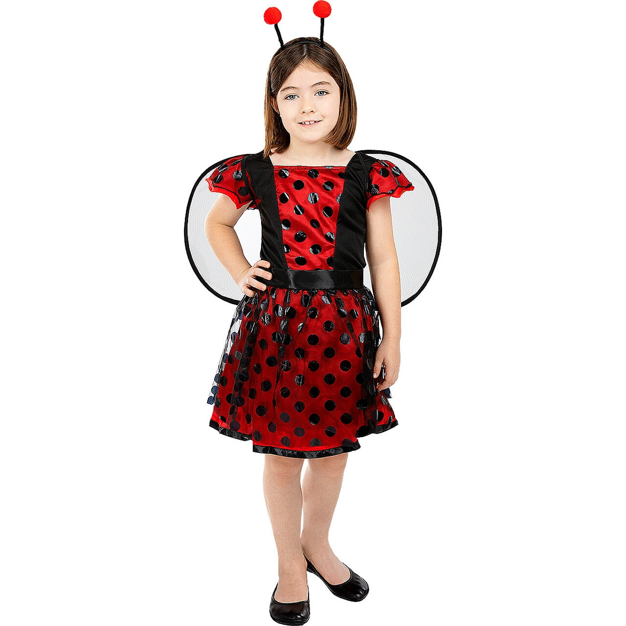 Op deze afbeelding zie je een Kostuums, van het merk Funidelia. Stippie Het Super Lieveheersbeestje Meisje Kostuum