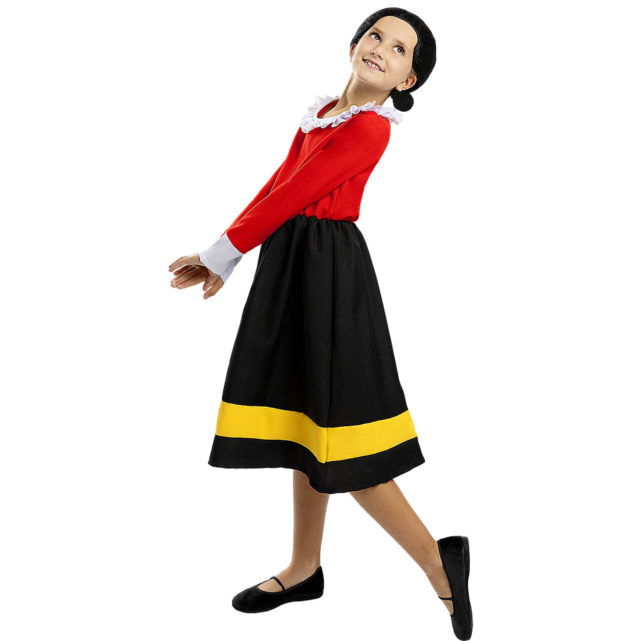 Op deze afbeelding zie je een Kostuums, van het merk Funidelia. Olijfje Vriendin Van Popeye™ Meisje Kostuum
