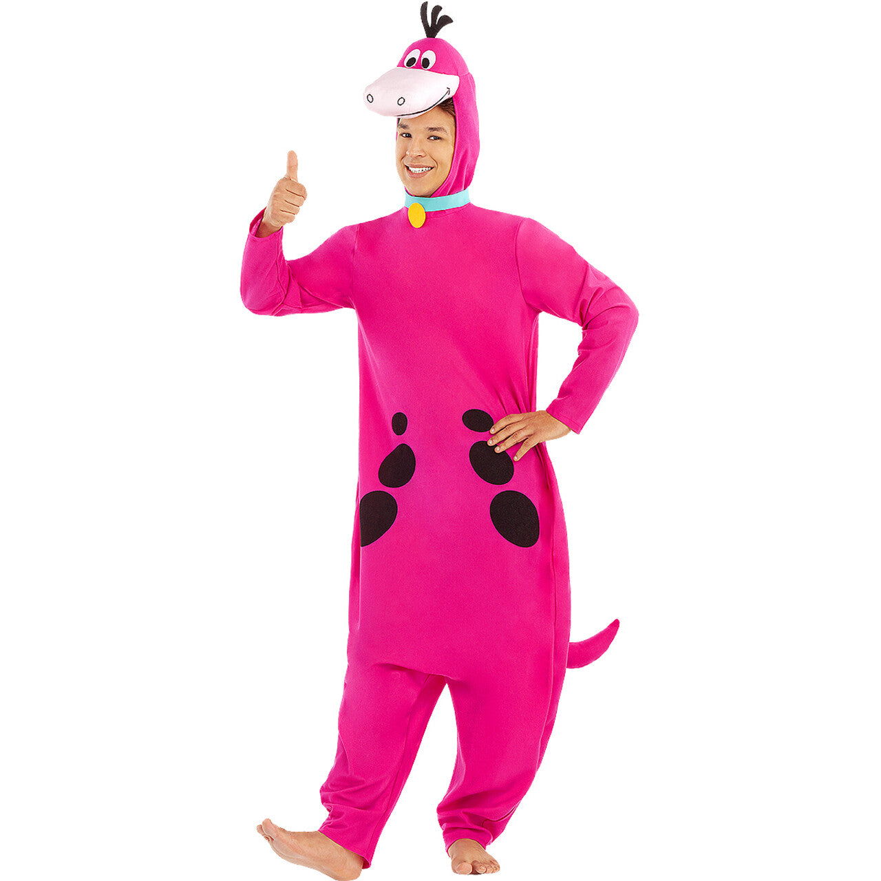 Op deze afbeelding zie je een Kostuums, van het merk Funidelia. Yabba Dabba Dino The Flintstones™ Kostuum