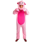Op deze afbeelding zie je een Kostuums, van het merk Funidelia. Vrolijk Roze Varken Onesie Kostuum