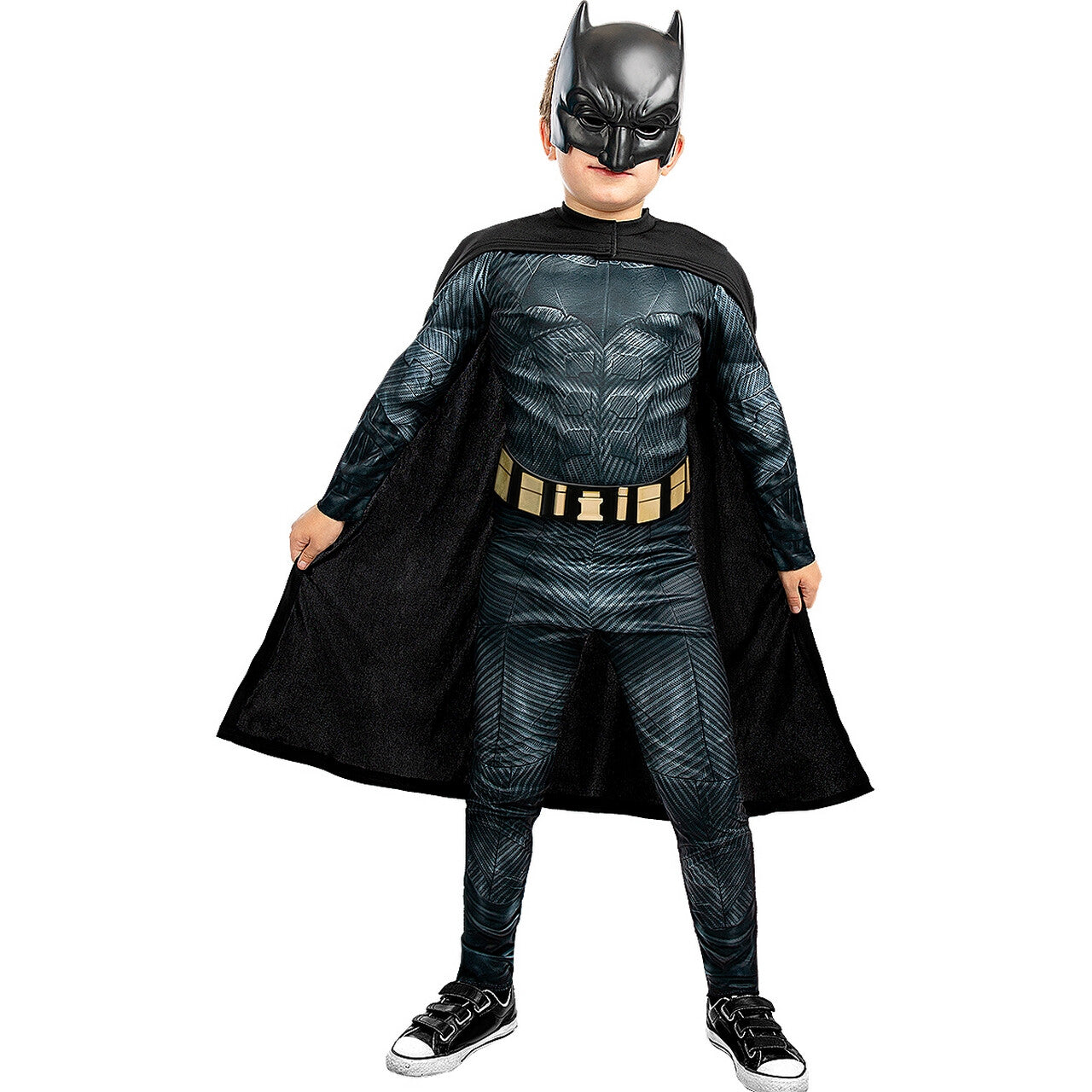 Op deze afbeelding zie je een Kostuums, van het merk Funidelia. Batman Nightknight Justice League Kind Jongen Kostuum