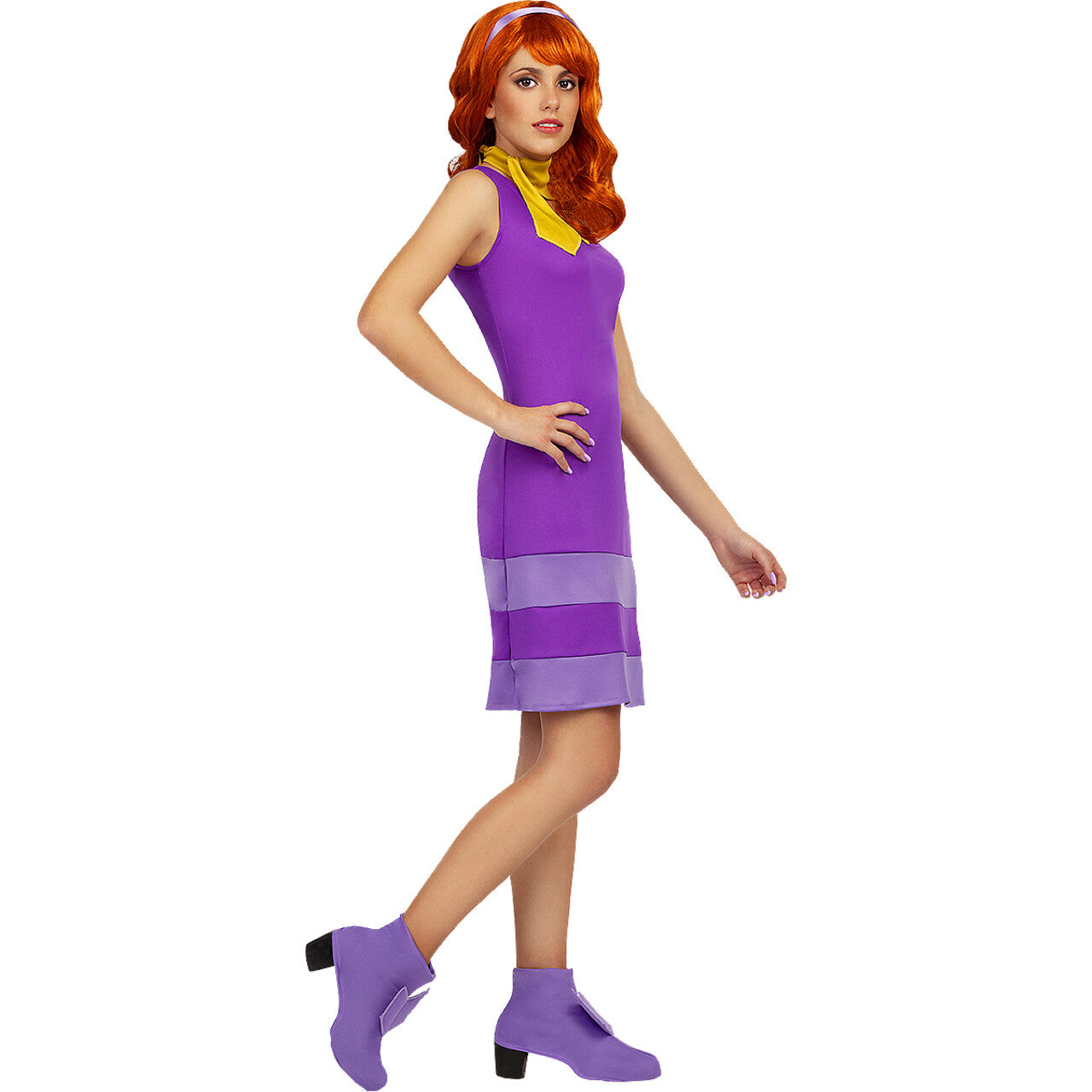 Op deze afbeelding zie je een Kostuums, van het merk Funidelia. Daphne Scooby Doo Vrouw Kostuum
