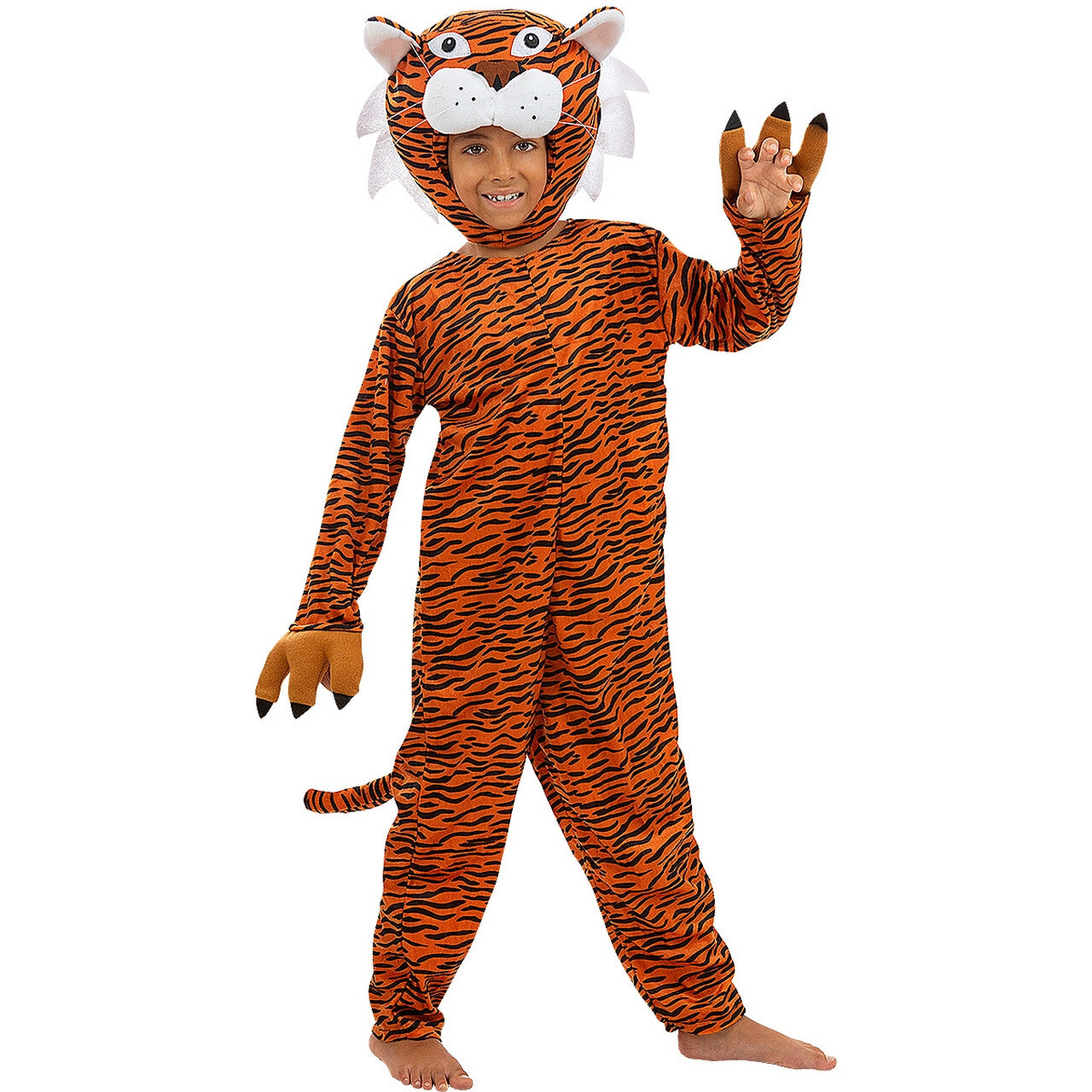 Op deze afbeelding zie je een Kostuums, van het merk Funidelia. Tygo De Tijger Kind Kostuum