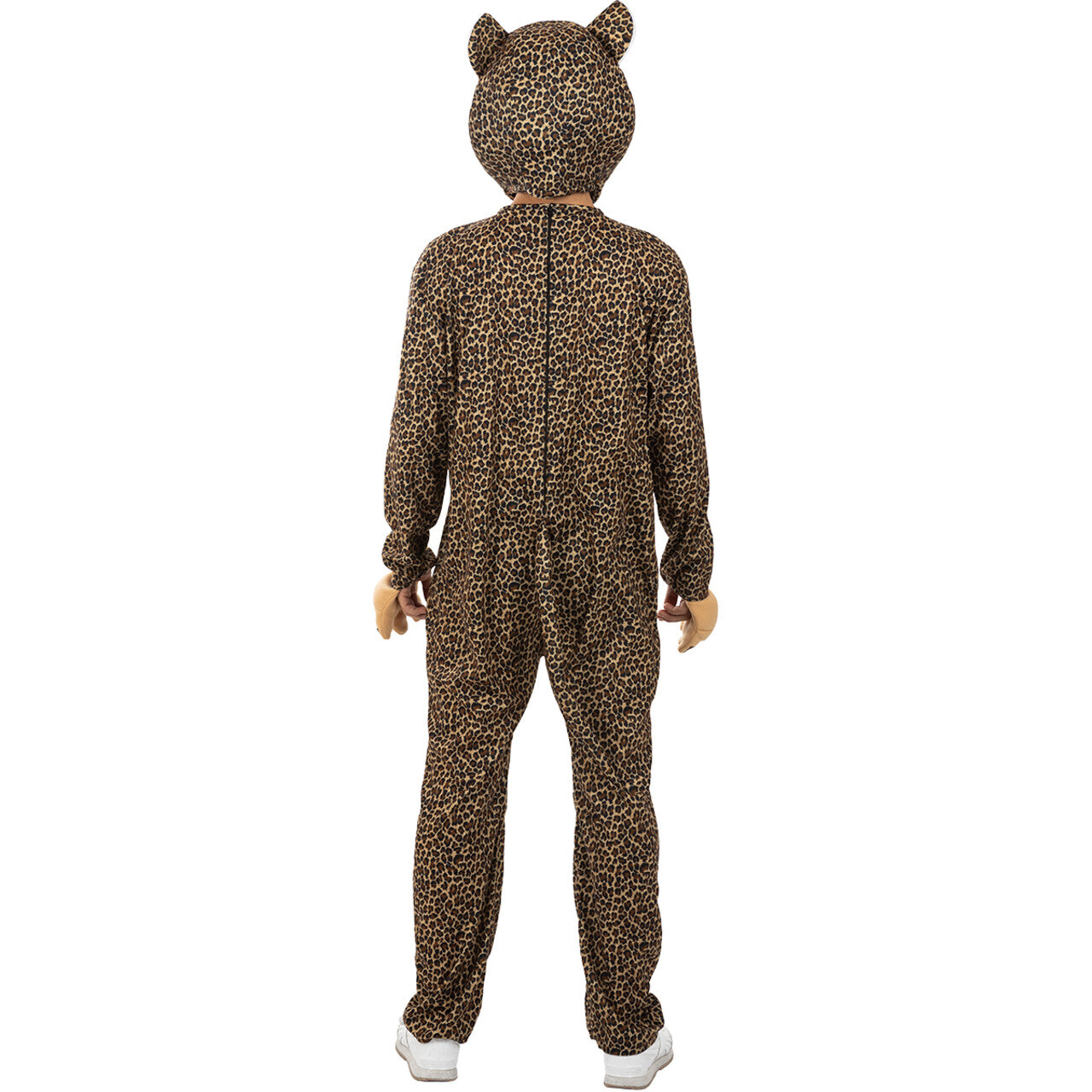 Op deze afbeelding zie je een Kostuums, van het merk Funidelia. Gevaarlijke Luipaard Met Staart Onesie Kostuum