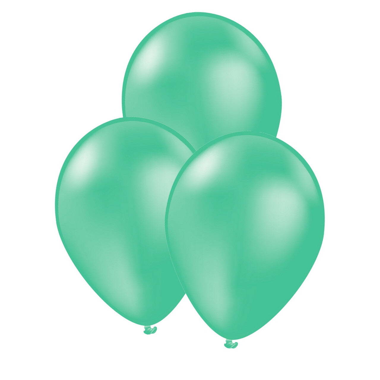 Op deze afbeelding zie je een Decoratie, van het merk Funidelia. Mint Groene Latex Ballonnen 10 Stuks