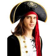 Op deze afbeelding zie je een Accessoires, van het merk Funidelia. Piraat Po Leon Hoed