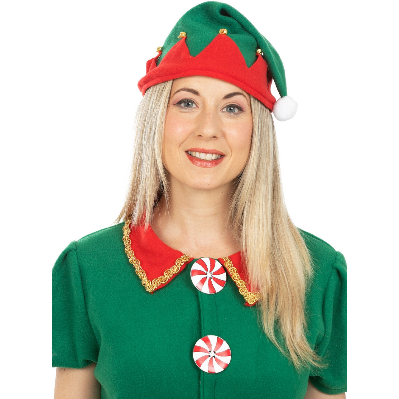 Op deze afbeelding zie je een Accessoires, van het merk Funidelia. Schattige Muts Met Belletjes Elf