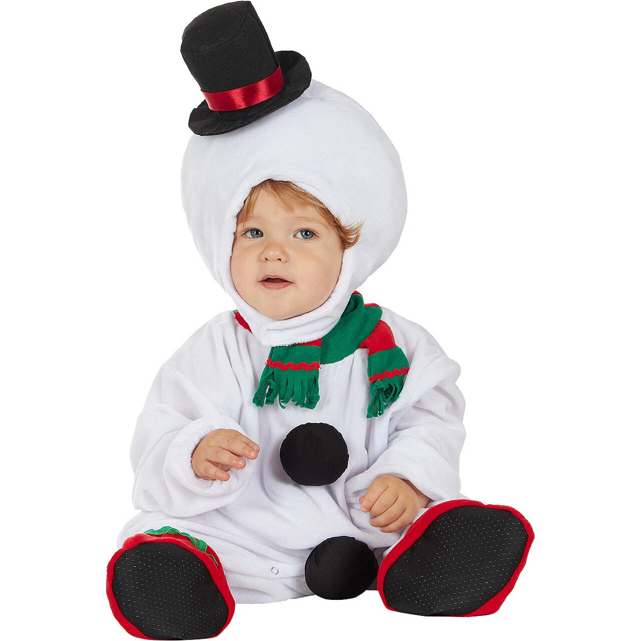 Op deze afbeelding zie je een Kostuums, van het merk Funidelia. Ollie De Kleine Sneeuwpop Kind Kostuum