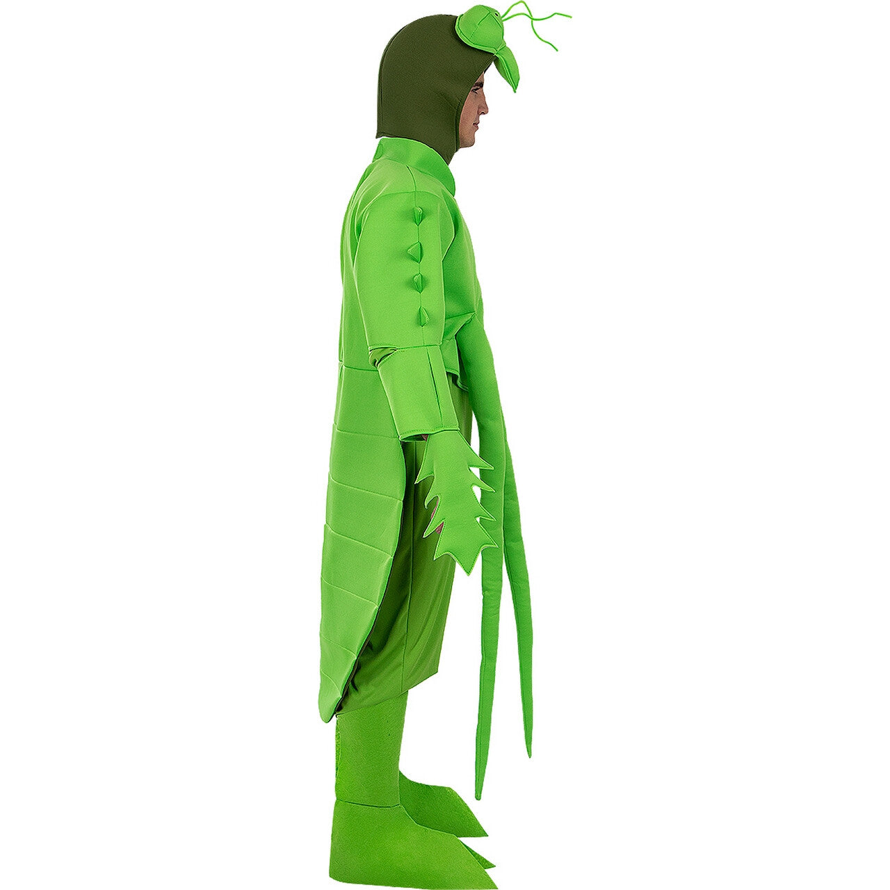 Op deze afbeelding zie je een Kostuums, van het merk Funidelia. Knalgroene Sprinkhaan Tjirpende Krekel Kostuum