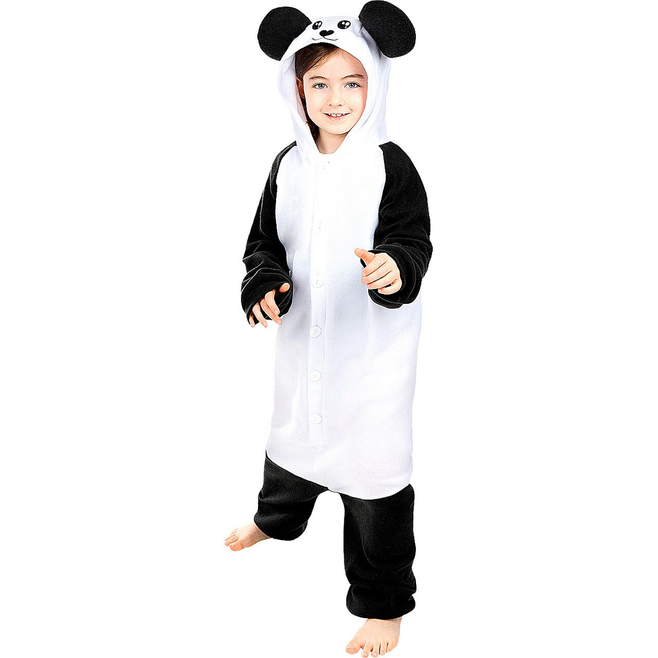 Op deze afbeelding zie je een Kostuums, van het merk Funidelia. Panda Die Niet Kan Vechten Onesie Kind Kostuum
