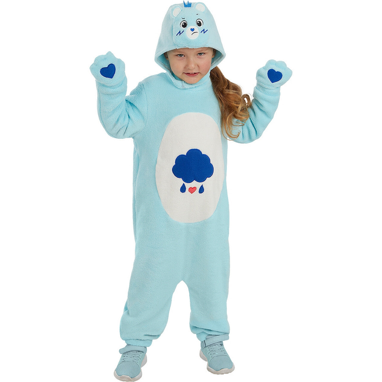 Op deze afbeelding zie je een Kostuums, van het merk Funidelia. Grumpy Bear Chaggo Regenwolk Care Bears Kind Kostuum